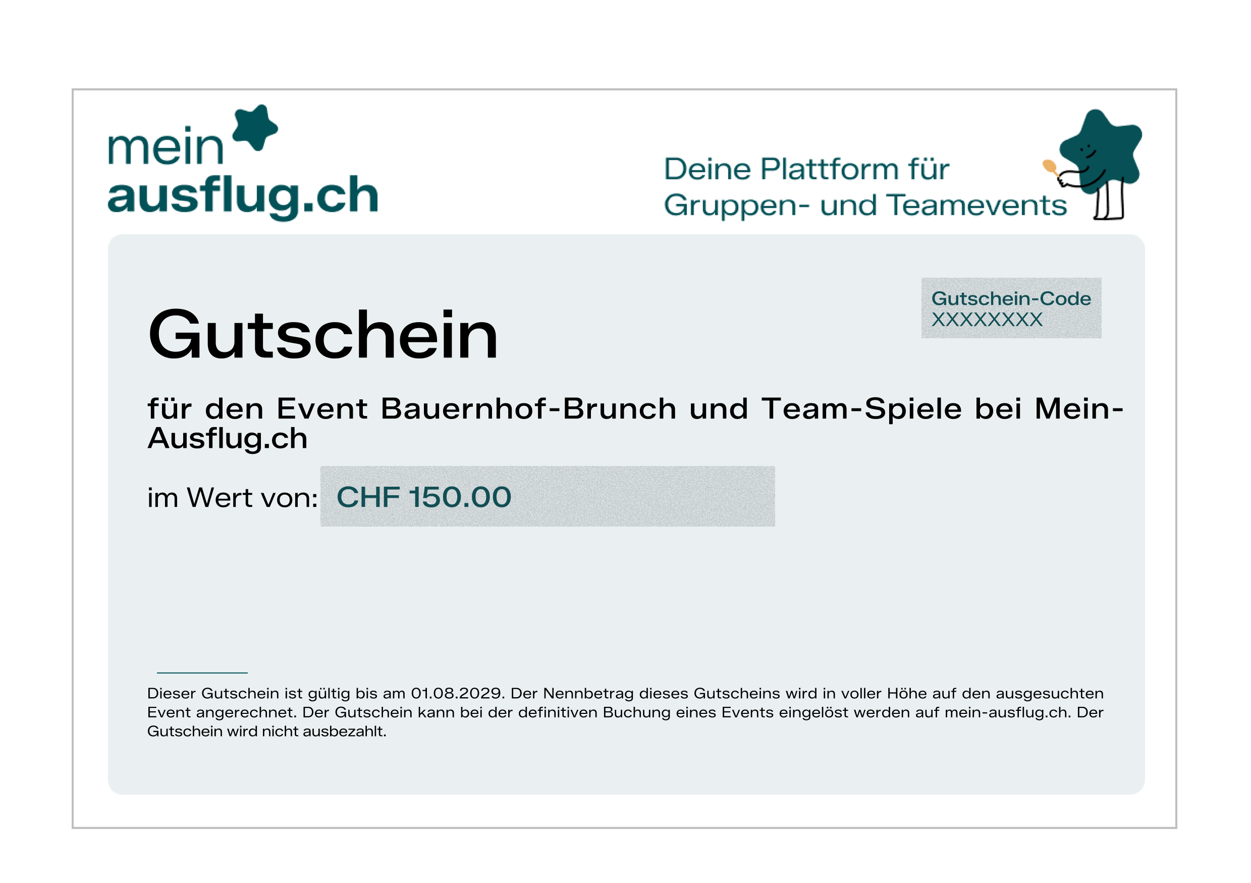 Bauernhof-Brunch und Team-Spiele