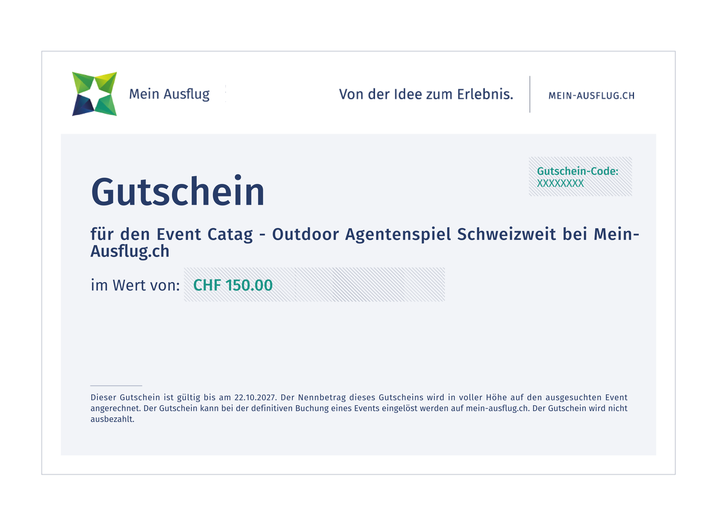 Catag - Outdoor Agentenspiel Schweizweit