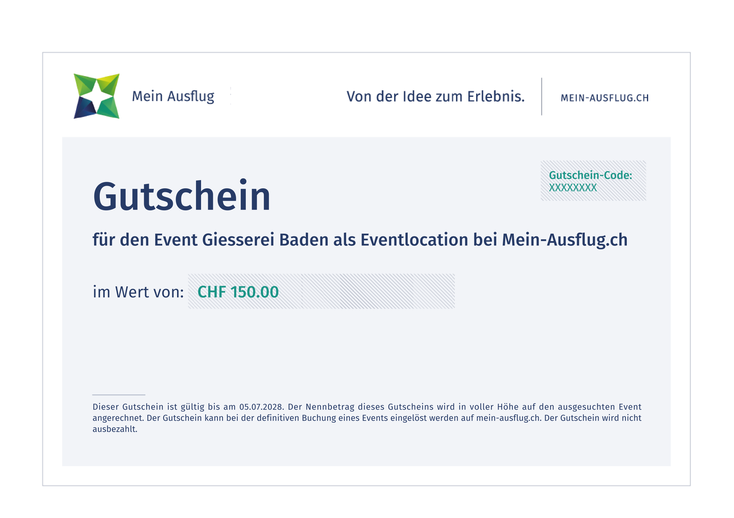 Giesserei Baden als Eventlocation