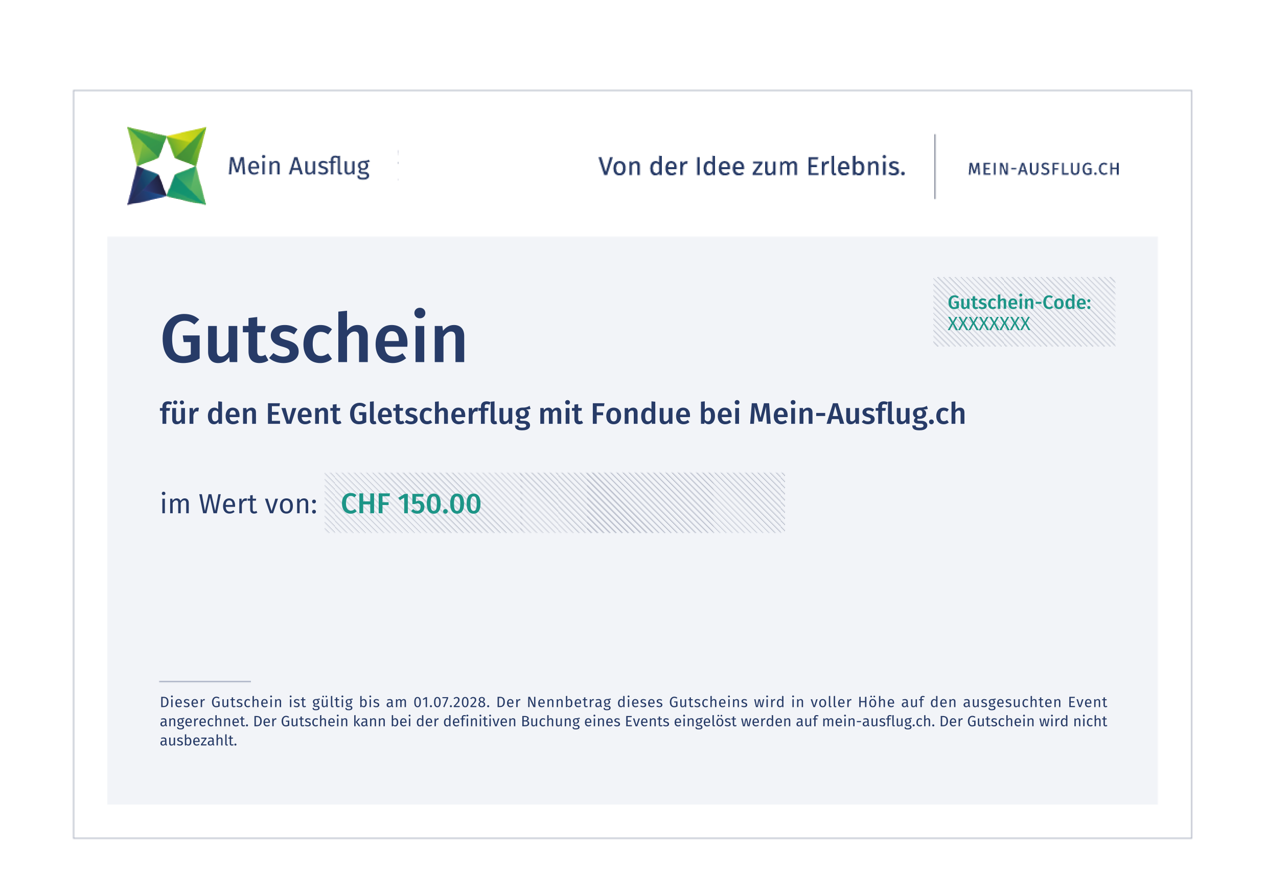 Gletscherflug mit Fondue