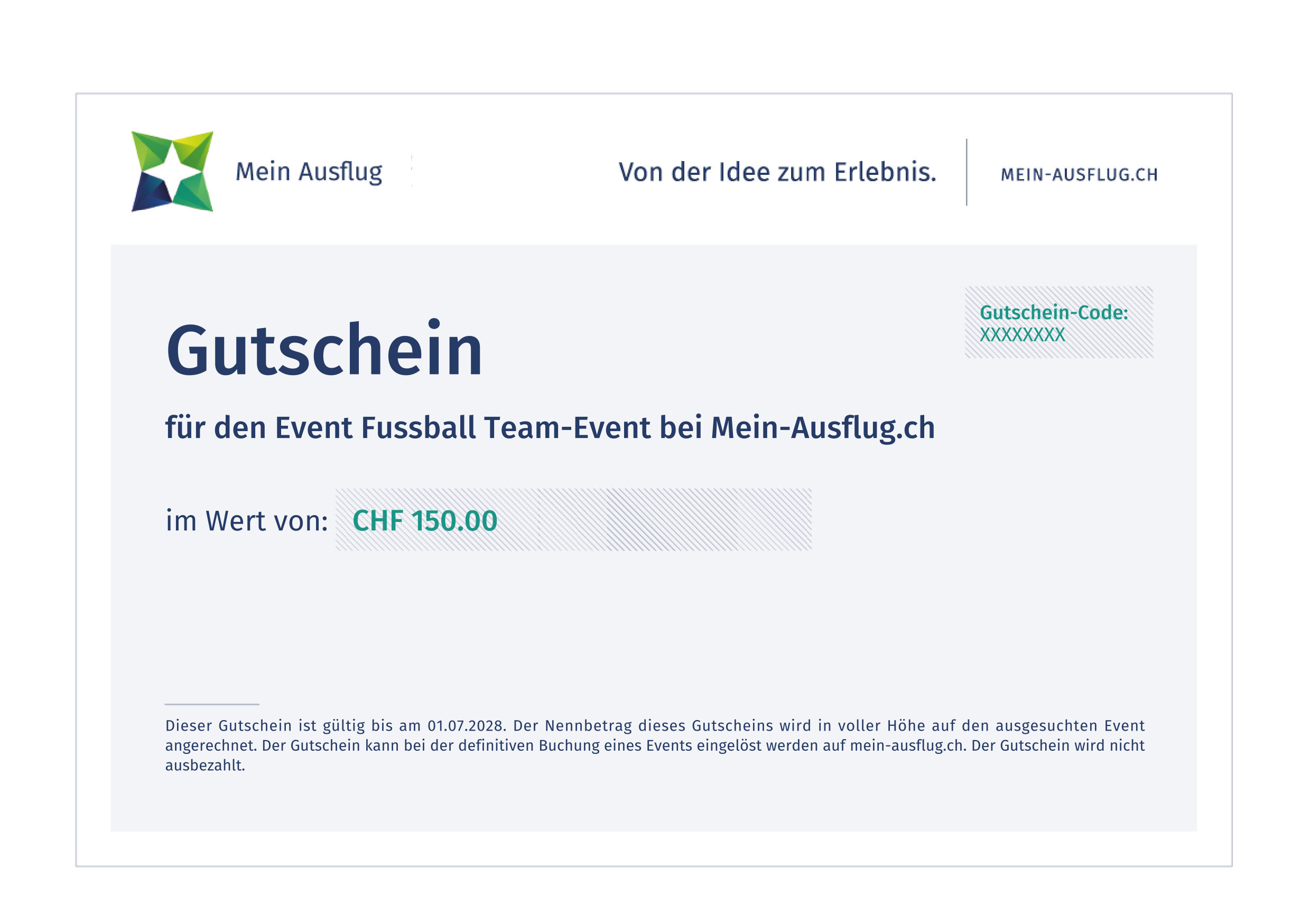 Fussball Team-Event