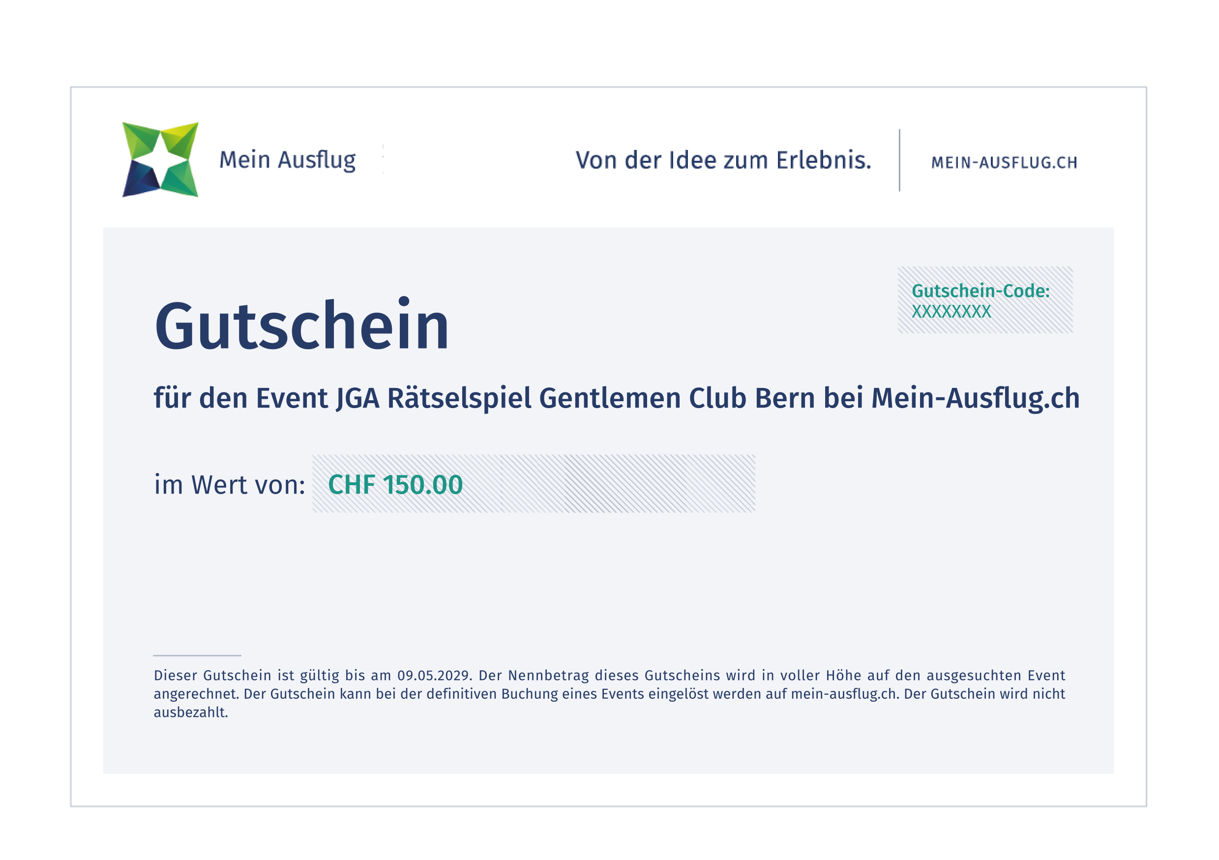JGA Rätselspiel Gentlemen Club Bern