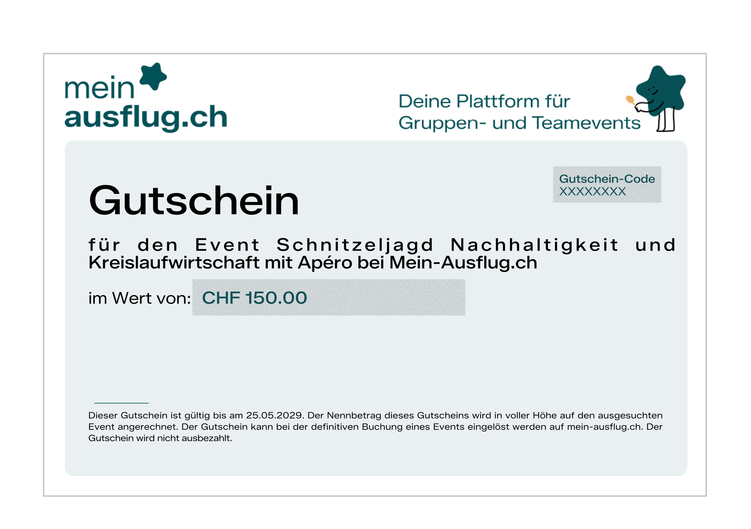 Schnitzeljagd Nachhaltigkeit und Kreislaufwirtschaft mit Apéro