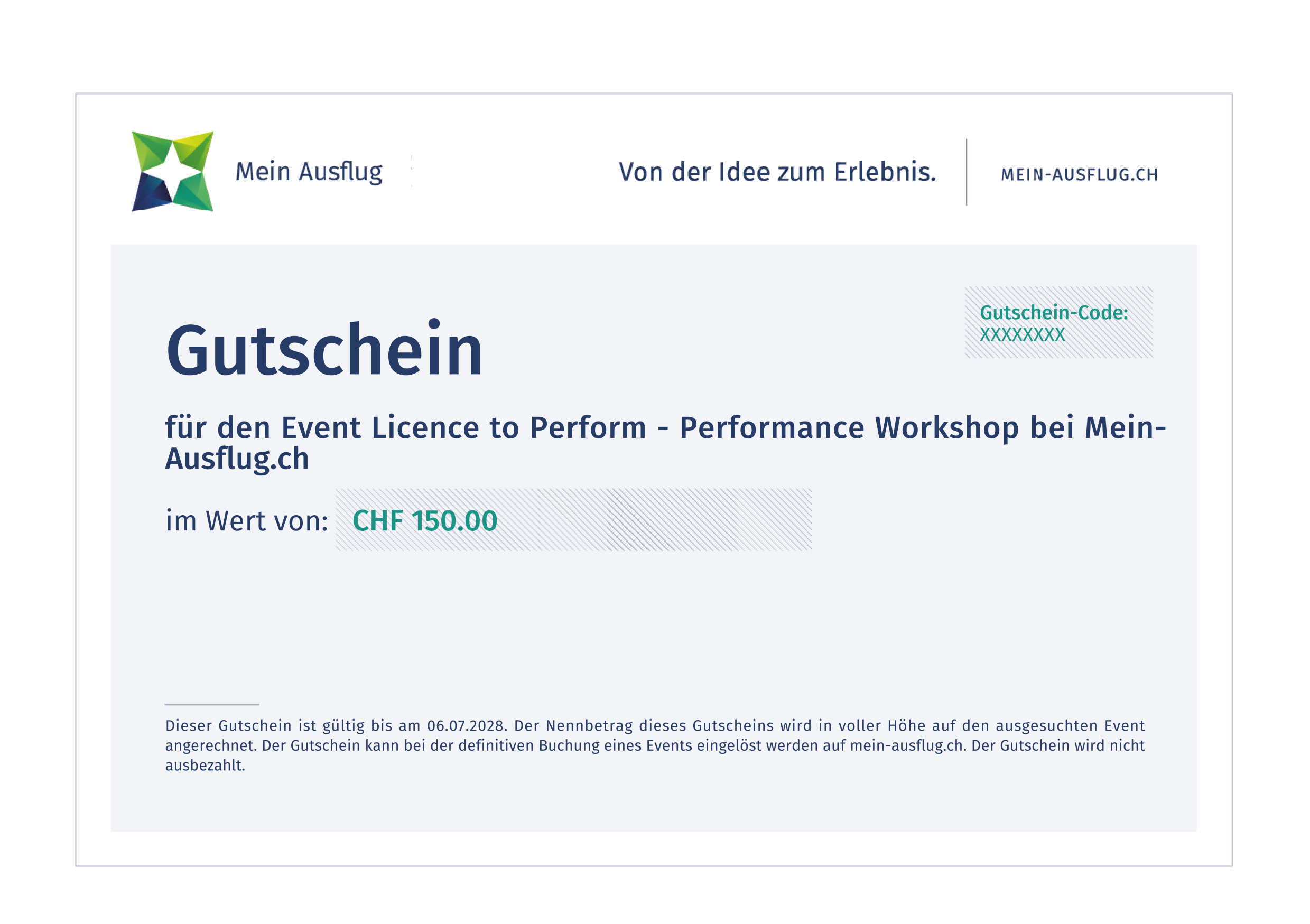 Licence to Perform - Performance Workshop