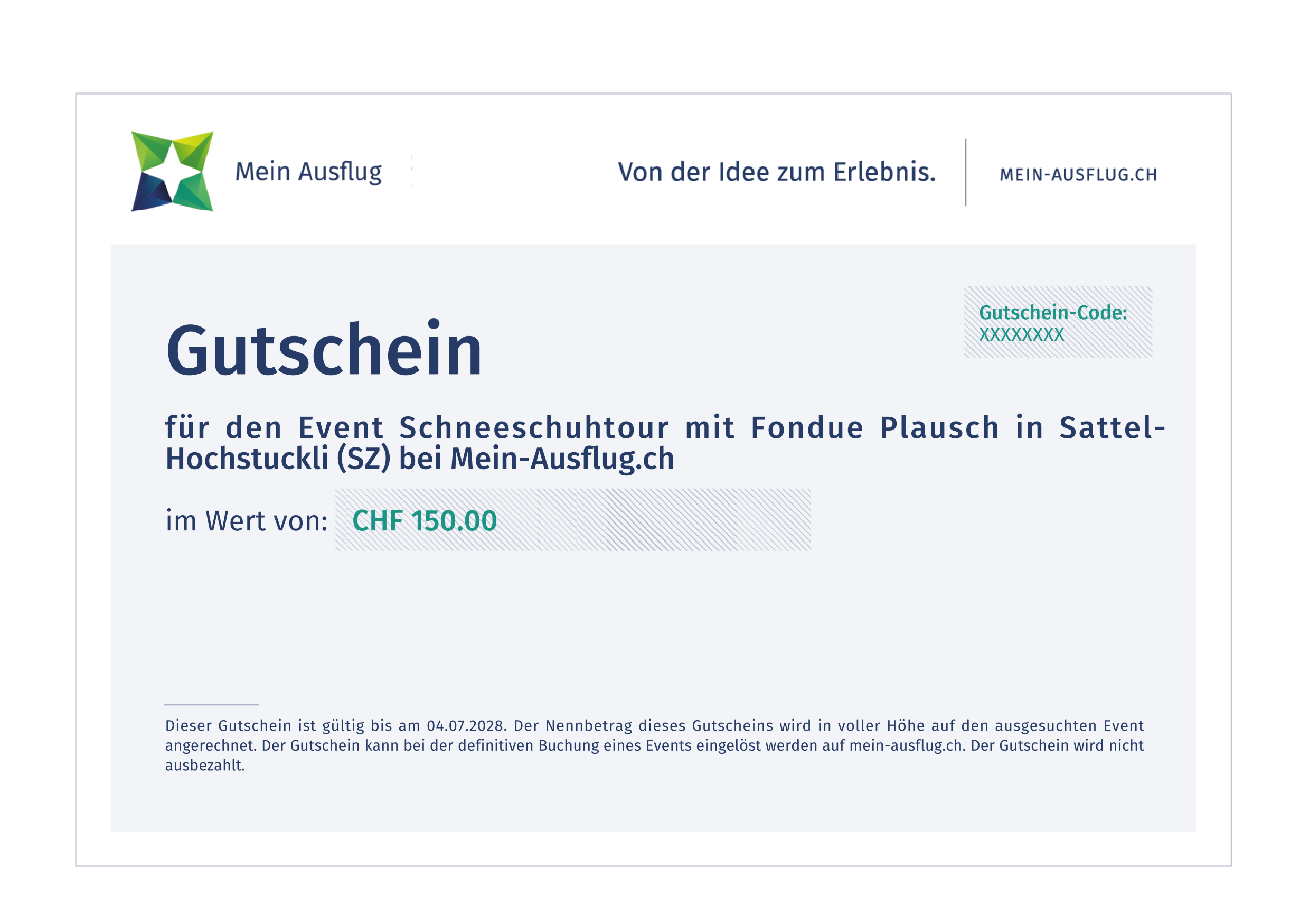 Schneeschuhtour mit Fondue Plausch in Sattel-Hochstuckli (SZ)