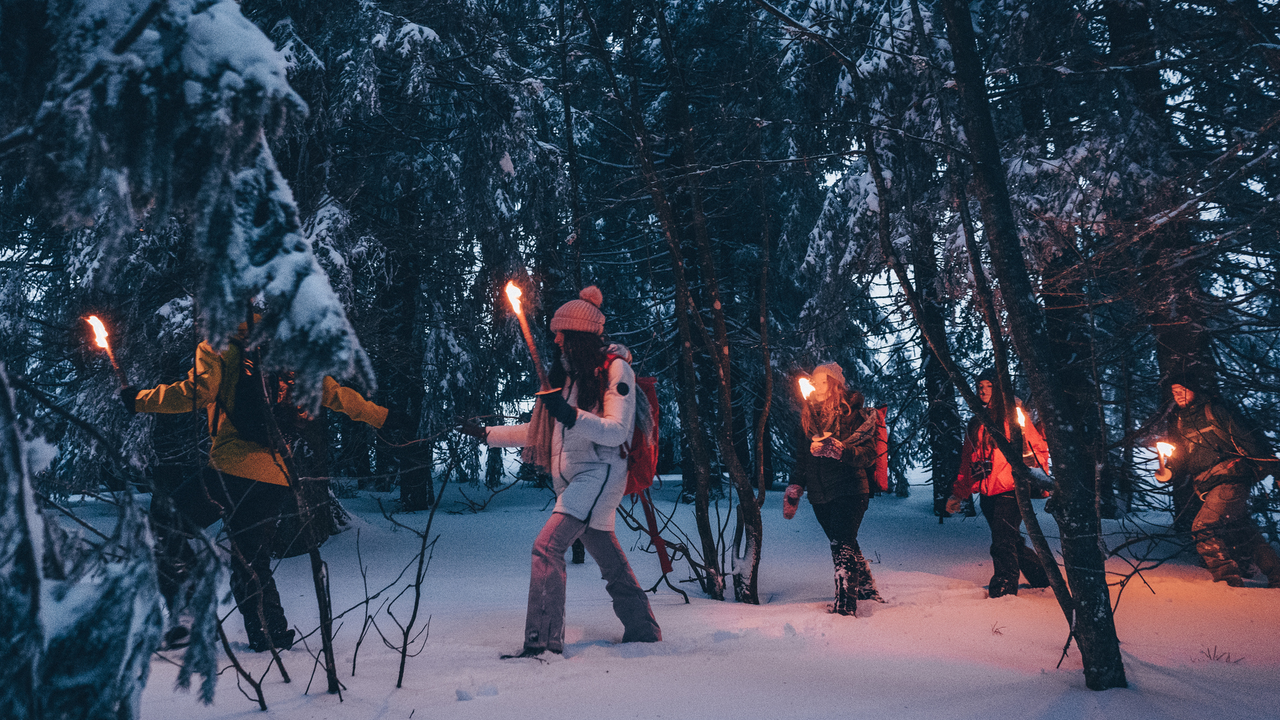 Suchen Sie nach einem einzigartigen Event für Ihr Team? Verbringen Sie gemeinsam mit Ihrem Team unvergessliche Zeit im Winterwald und im Waldhäuschen.