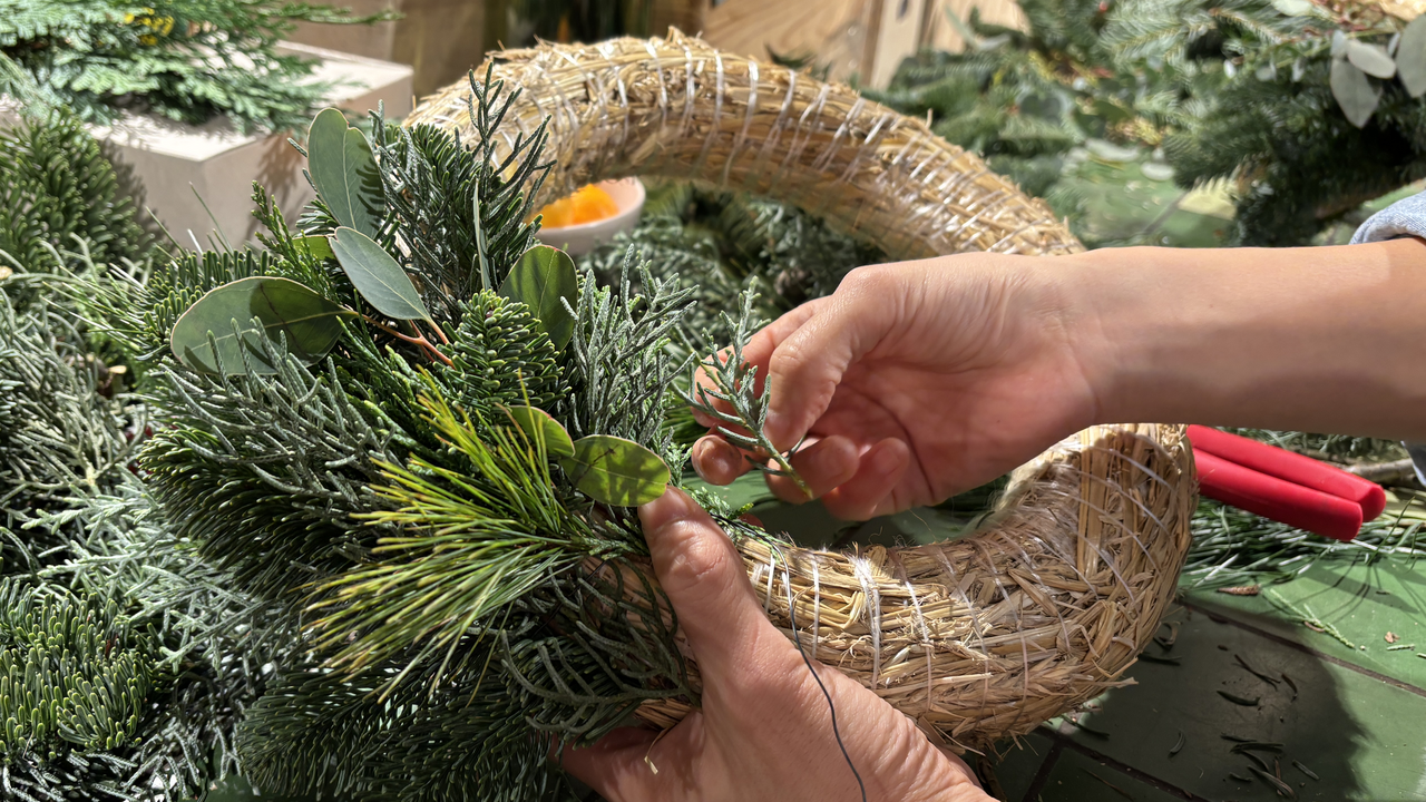 Kreiere deinen individuellen Adventskranz oder ein Adventsgesteck in diesem 3-stündigen Kurs. Ob ein traditioneller Kranz oder ein wildes Gebinde – du fertigst dein Werkstück so, wie es dir gefällt.