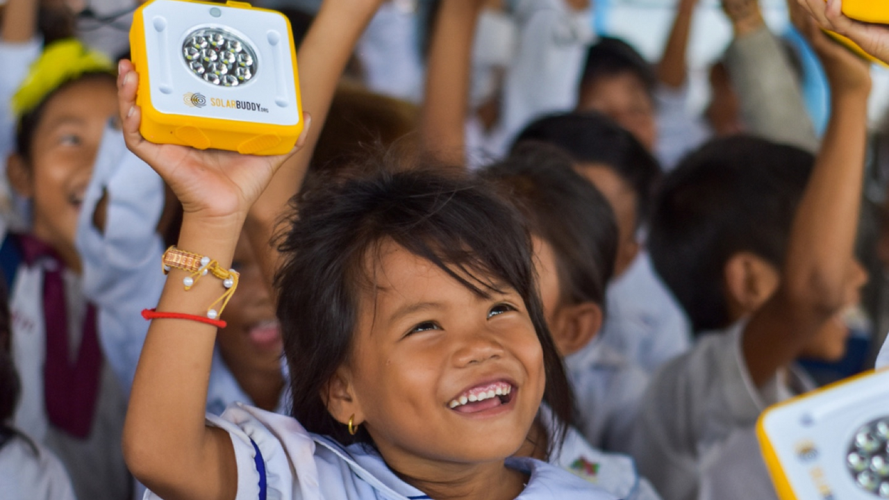 Assemble Solar Lights for children living without electricity - Solar Buddy - Teambuilding with Purpose How to have fun, build team spirit, and make an impact in just one hour? This highly powerful collaborative activity "The Hour of Power" will see your attendees tasked with assembling a Solar-powered light – for distribution to children living in countries of extreme energy poverty, specifically in the Dominican Republic, Tanzania, India, Cambodia, Timor-Leste, Papua New Guinea and Vanuatu.