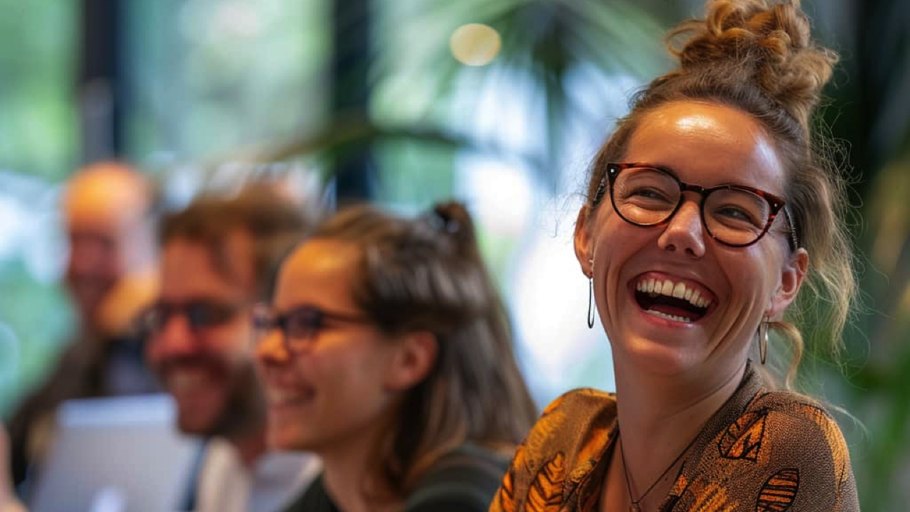 Office-Show Heben Sie Ihr Teammeeting oder Event mit der "Office Show" auf ein neues Level – ein Teambuilding-Spiel voller unterhaltsamer Herausforderungen, angeleitet von einem Schauspieler, direkt in Ihrem Büro oder an der Location Ihrer Wahl. Was als Workshop beginnt, wird zur spannenden Ermittlung, die Kreativität und Teamarbeit fordert. Dabei werden Details über Ihre Firma und die Teilnehmenden in die Handlung eingebaut, was für Spannung, Humor und Überraschungen sorgt. In 60 Minuten lösen die Teilnehmenden personalisierte Rätsel. Perfekt für Teambuilding, Happy Hour oder besondere Anlässe.