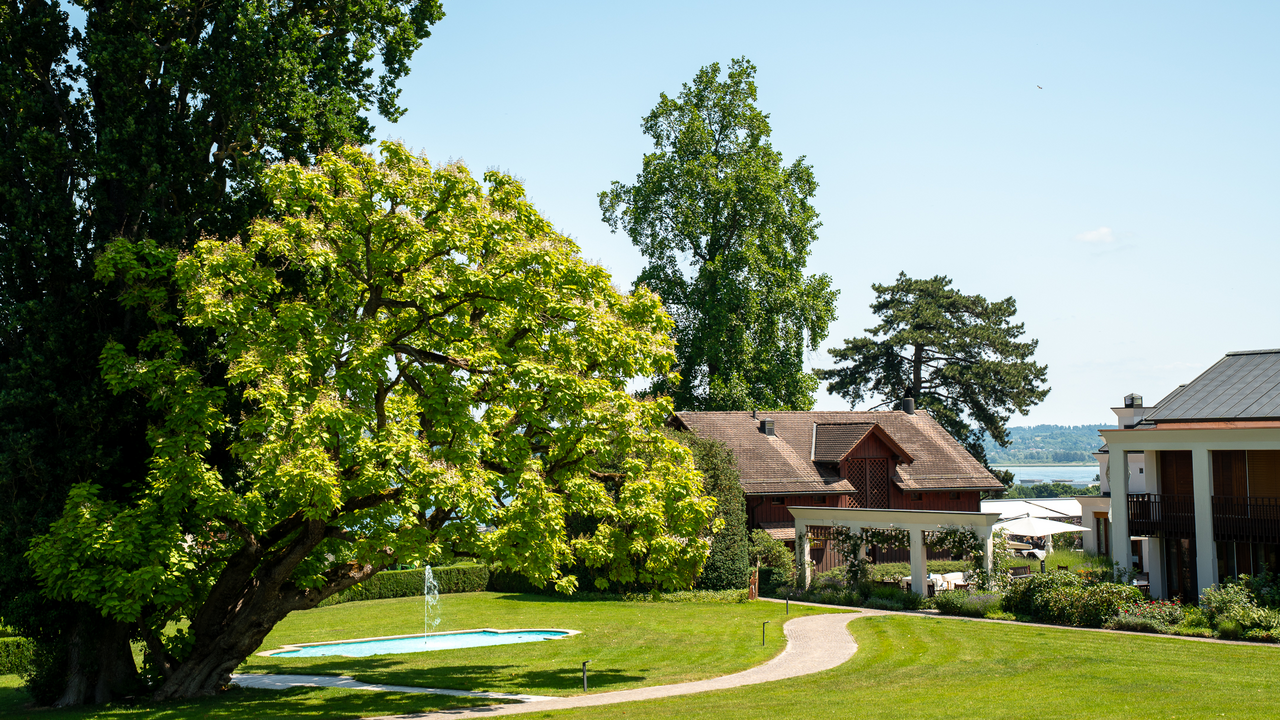 Der Lilienberg liegt hoch über dem Untersee und bietet einen einmaligen Blick auf den Bodensee und die Klosterinsel Reichenau. In dieser Umgebung lassen sich Naturerlebnis, Austausch und Kulinarik ideal verbinden. Aus einer gut zweistündigen Panoramawanderung wird so ein kompletter Genuss- und Begegnungsabend: draussen mit Weitblick unterwegs, danach auf der Terrasse oder im Restaurant mit fein abgestimmter Küche und Weinbegleitung.