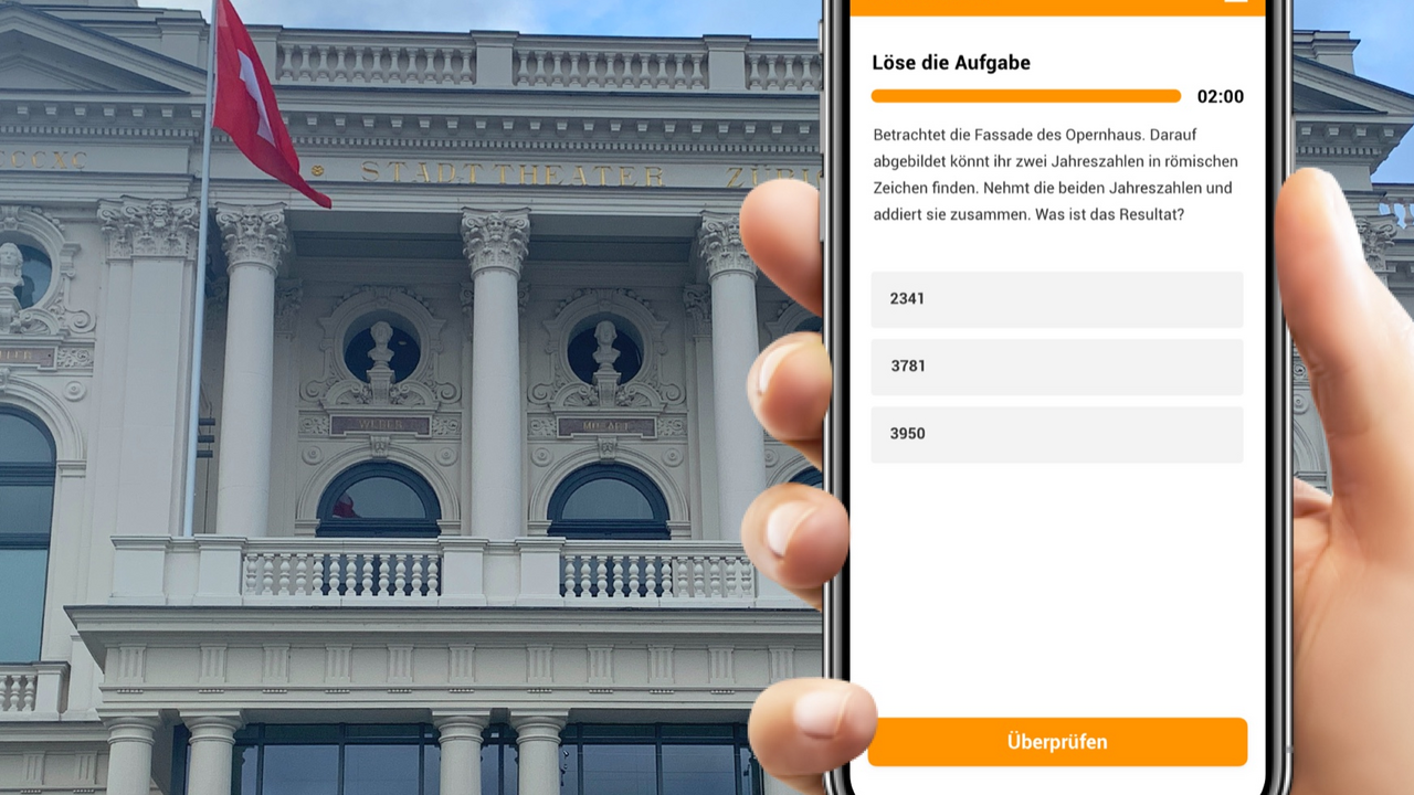 Spannende Schnitzeljagd im Team in Zürich (Altstadt 2) Entfesselt den Teamgeist! In dieser selbst geführten Schnitzeljagd erkundet ihr die wunderschöne Stadt Zürich (Altstadt 2) auf spielerische Weise. Stärkt eure Teamkommunikation und löst gemeinsam knifflige Rätsel, während ihr faszinierende Fakten über die Stadt erfahrt. Die App-basierte Schnitzeljagd durch eine der vielen schönen Städte weltweit ist genau die richtige Idee für euren nächsten Gruppenausflug.