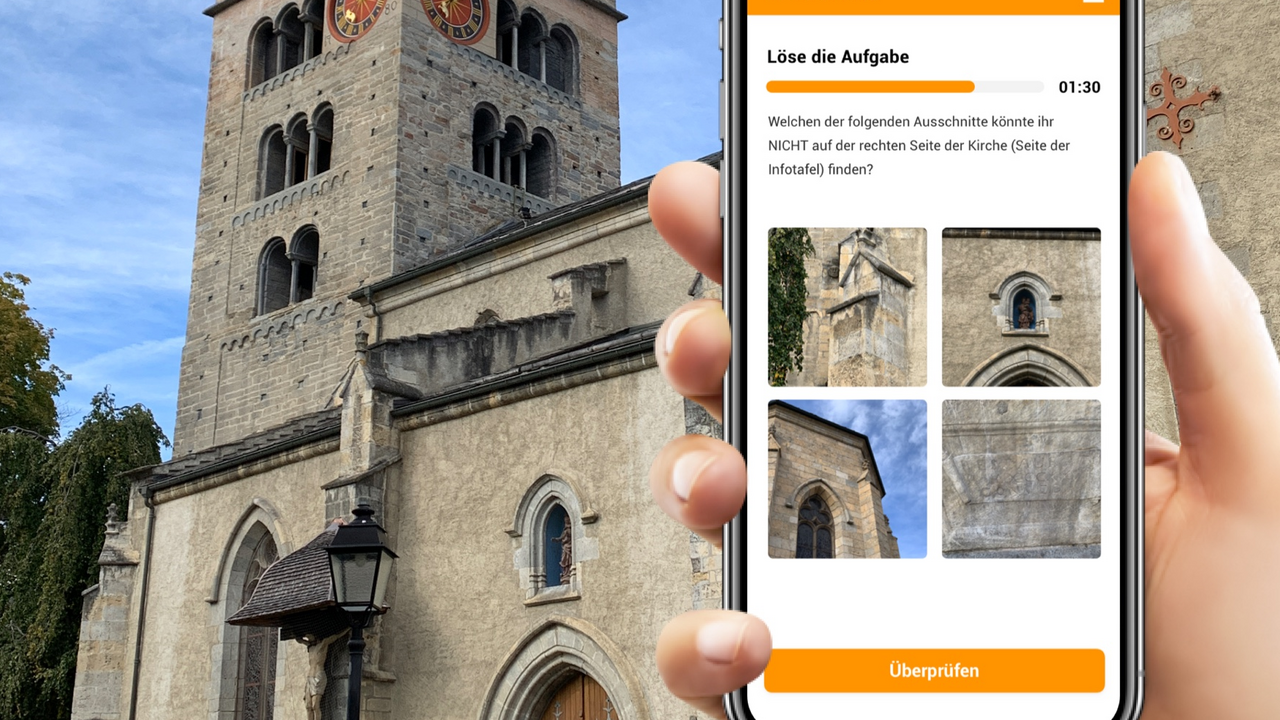 Entfesselt den Teamgeist! In dieser selbst geführten Schnitzeljagd erkundet ihr die wunderschöne Stadt Sion auf spielerische Weise. Stärkt eure Teamkommunikation und löst gemeinsam knifflige Rätsel, während ihr faszinierende Fakten über die Stadt erfahrt. Die App-basierte Schnitzeljagd durch eine der vielen schönen Städte weltweit ist genau die richtige Idee für euren nächsten Gruppenausflug.