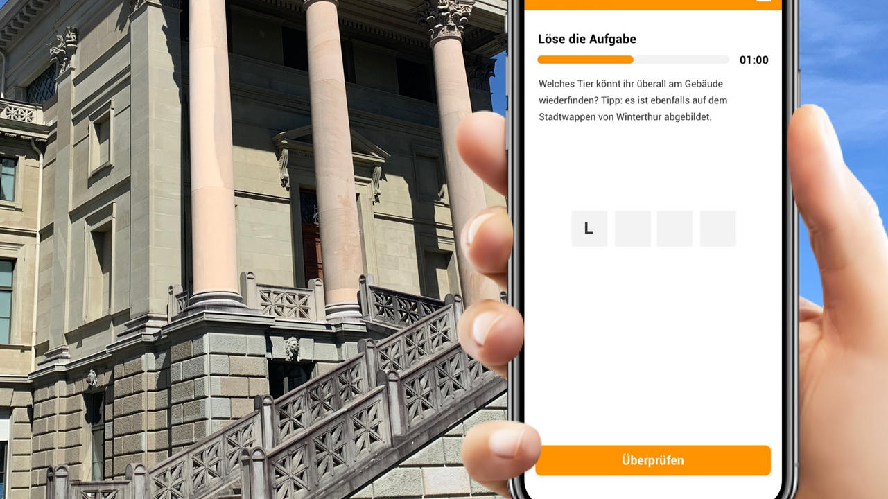 Entfesselt den Teamgeist! In dieser selbst geführten Schnitzeljagd erkundet ihr die wunderschöne Stadt Winterthur auf spielerische Weise. Stärkt eure Teamkommunikation und löst gemeinsam knifflige Rätsel, während ihr faszinierende Fakten über die Stadt erfahrt. Die App-basierte Schnitzeljagd durch eine der vielen schönen Städte weltweit ist genau die richtige Idee für euren nächsten Gruppenausflug.