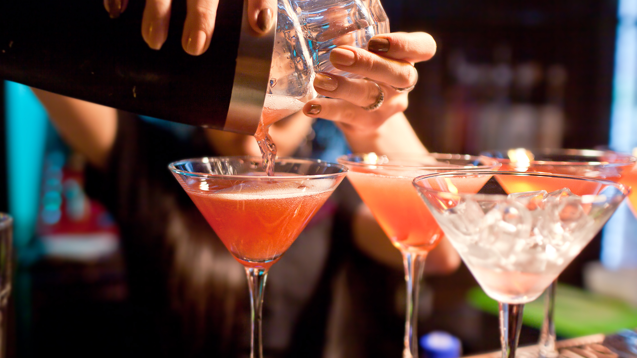Cocktail mixen & Essen
