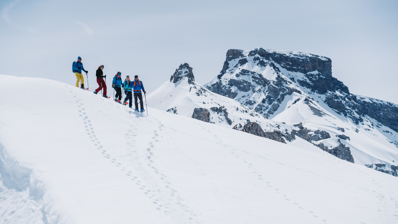 Schneeschuhwanderung Alpinschule Adelboden Kandersteg