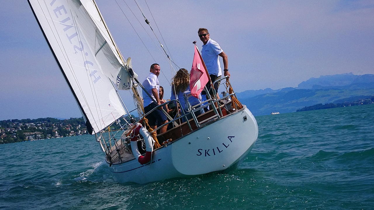 Segeln mit der Oldtimeryacht