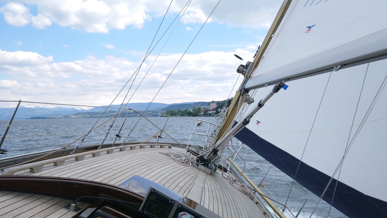 Segeln mit der Oldtimeryacht