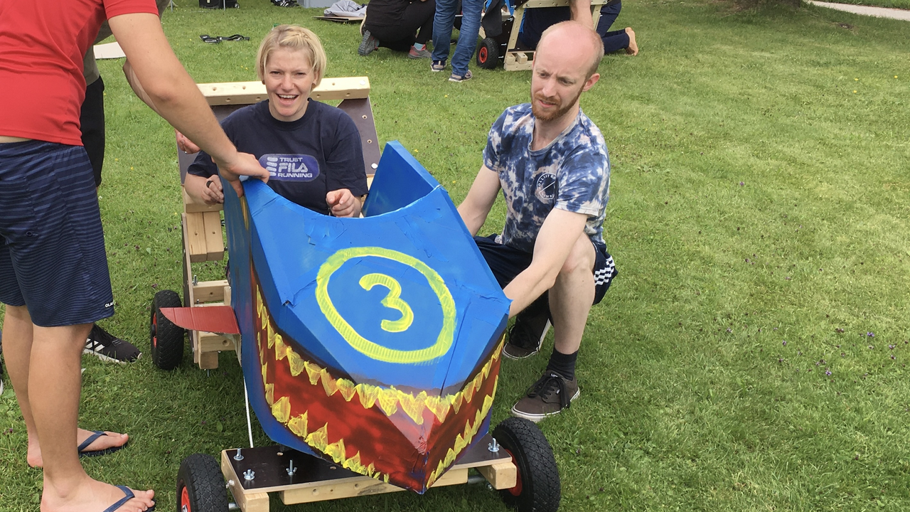 Seifenkistenbau mit Rennen St. Gallen