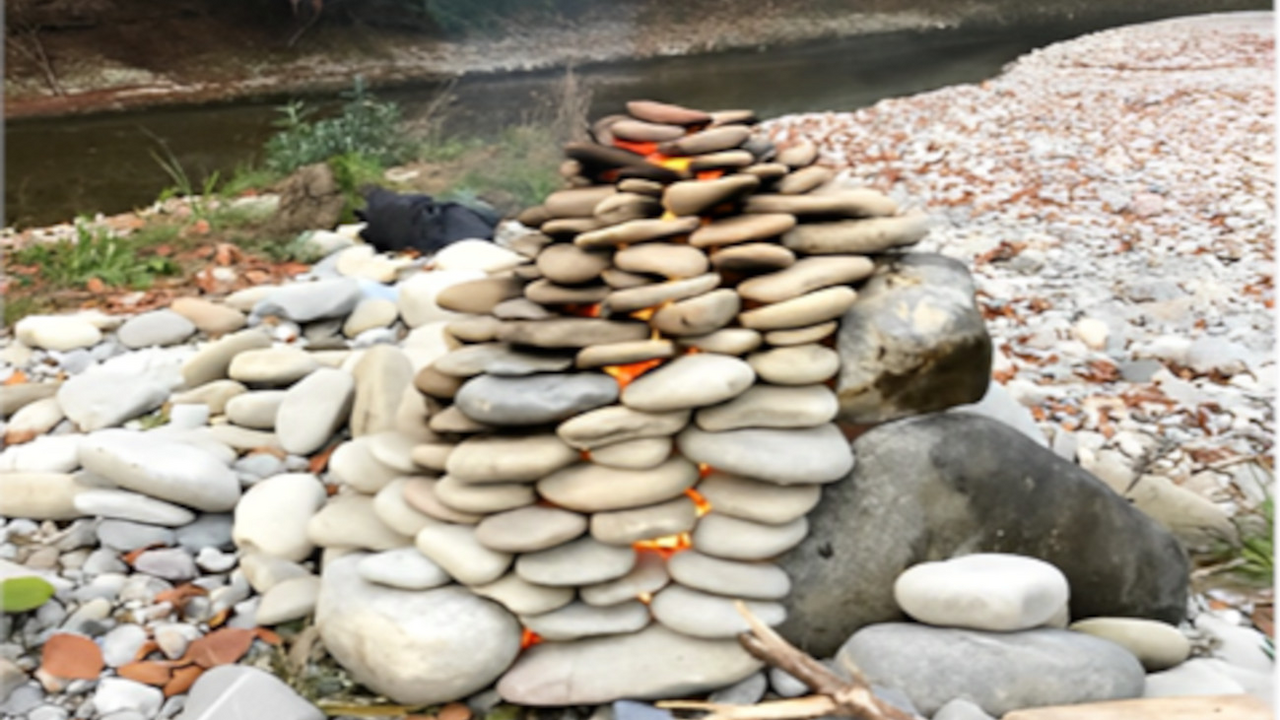 Bauen Sie einen peruanischen Hirtenofen Wir verbringen einen Tag am Fluss und bauen gemeinsam einen peruanischen Hirtenofen aus Steinen. Danach heizen wir den Ofen mit Feuer ein, um die Steine zu erhitzen und etwas Feines zu kochen.