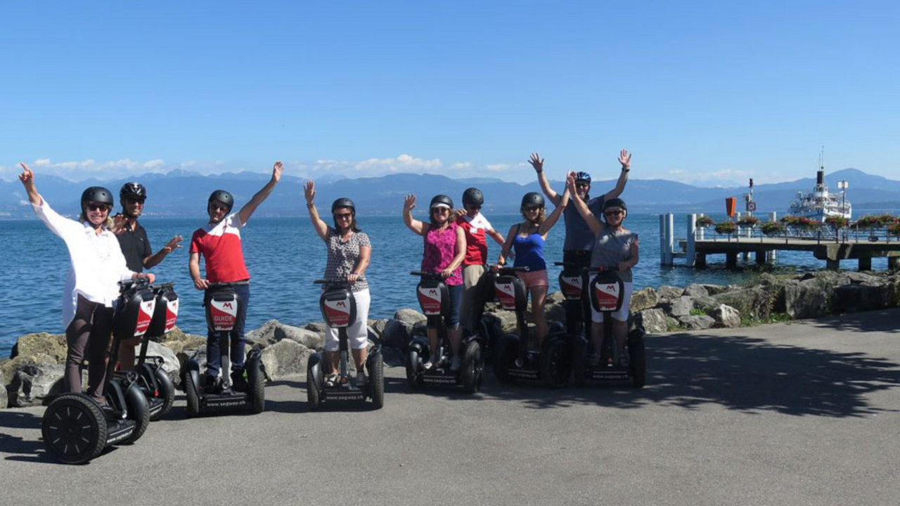Segway-Tour durch die Lavaux-Rebberge Auf der panoramareichen Tour durch die Reben der Region La Côte erkunden wir die charakteristischen Dörfer Rolle, Tartegnin und Gilly.