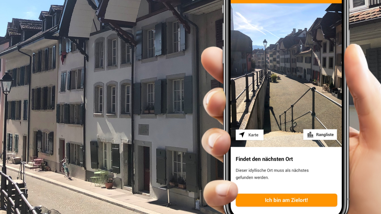 Spannende Schnitzeljagd im Team in Aarau Entfesselt den Teamgeist! In dieser selbst geführten Schnitzeljagd erkundet ihr die wunderschöne Stadt Aarau auf spielerische Weise. Stärkt eure Teamkommunikation und löst gemeinsam knifflige Rätsel, während ihr faszinierende Fakten über die Stadt erfahrt. Die App-basierte Schnitzeljagd durch eine der vielen schönen Städte weltweit ist genau die richtige Idee für euren nächsten Gruppenausflug.