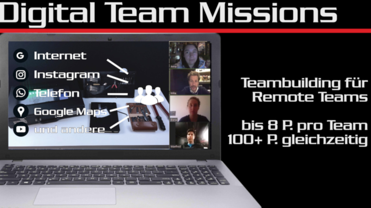 Digital Team Mission: Eine spannende Crime Story erfordert die Mitarbeit des ganzen Teams. Von Recherche über Codes im Internet bis zu Aufgaben, bei denen die Spieler mit Google Street View Ermittlungen „Vor Ort“ durchführen. Interaktivität und Abwechslung sind garantiert