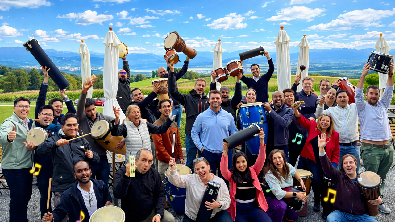 Zusammen Trommeln ist ein lebendiger und spielerischer Workshop, in dem Kreativität, Spass und Begegnung im Zentrum stehen. Sie suchen einen Teambuilding-Workshop, der Ihre Gruppe zusammenschweißt, Kreativität fördert, begeistert und noch lange nachhallt? Dann ist Zusammen Trommeln genau das Richtige für Sie.