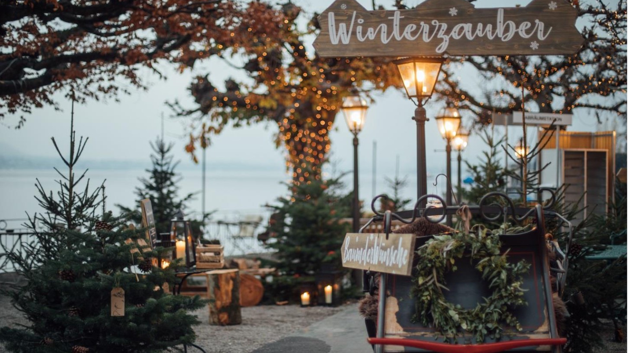 Weihnachtsessen am Zürichsee: Feiern Sie Ihr Weihnachtsfest im Freien mit einem idyllischen Blick auf den Zürichsee und tauchen Sie ein in den zauberhaften Winterzauber.